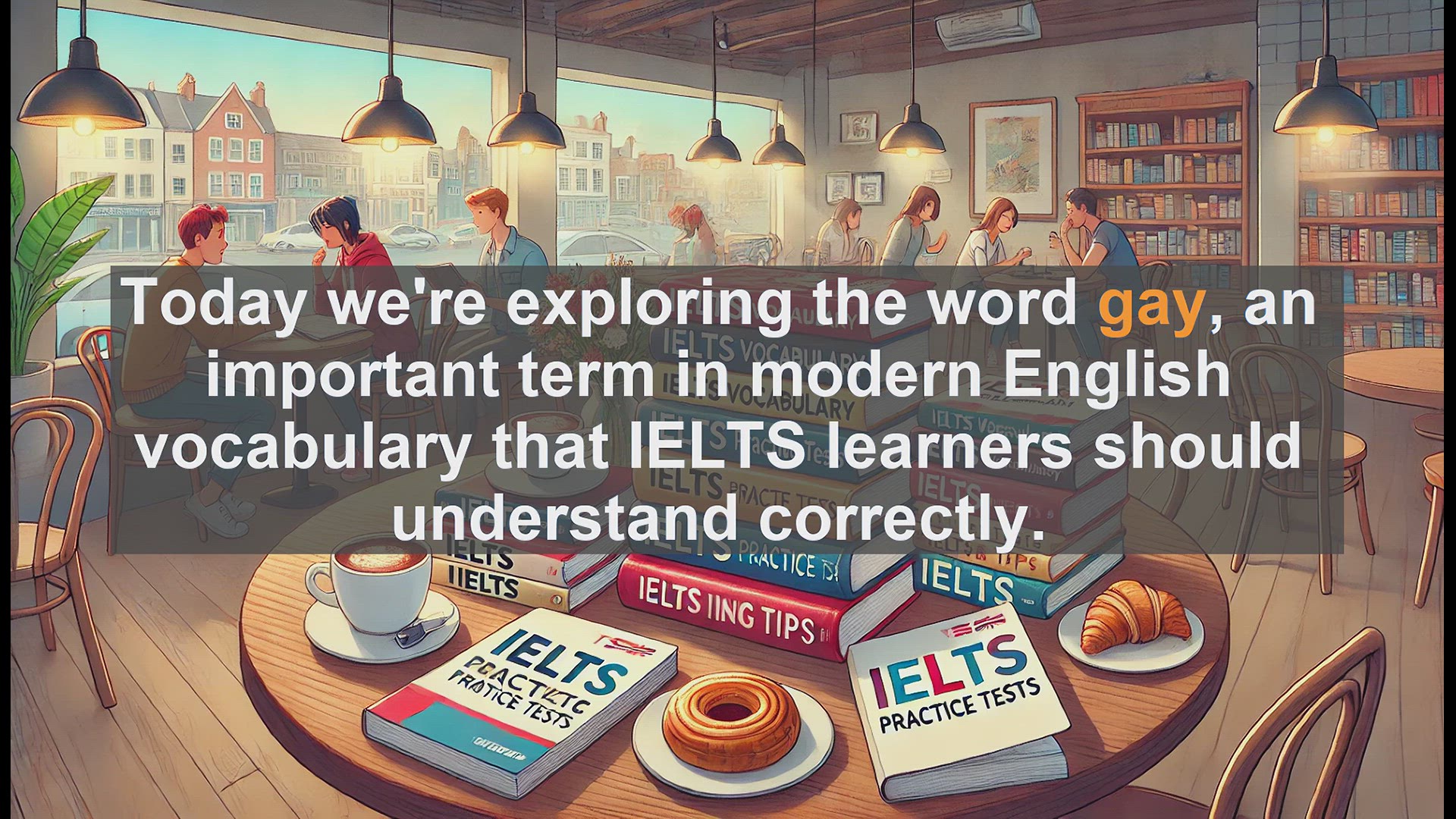 'Video thumbnail for 2500 Must Know IELTS 6.5 Vocabulary - Understanding the Word 'Gay': Meaning, Usage, and Evolution'
