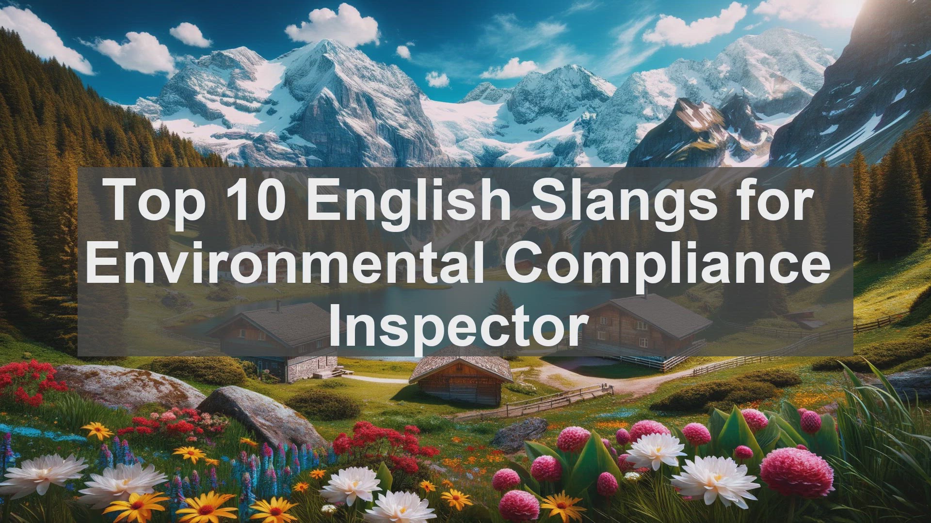 'Video thumbnail for Top 10 English Slangs for Environmental Compliance Inspector'