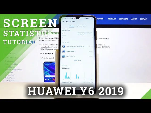 Video thumbnail for How to Check Total Screen Time in Huawei Y6 2019 - Digital Balance Checkup
