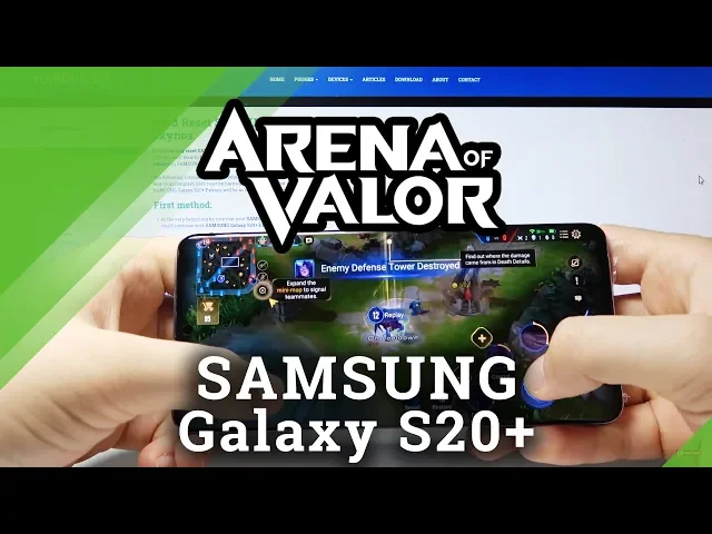 Video thumbnail for Arena Of Valor Gameplay on SAMSUNG Galaxy S20+ - Quality Checkup