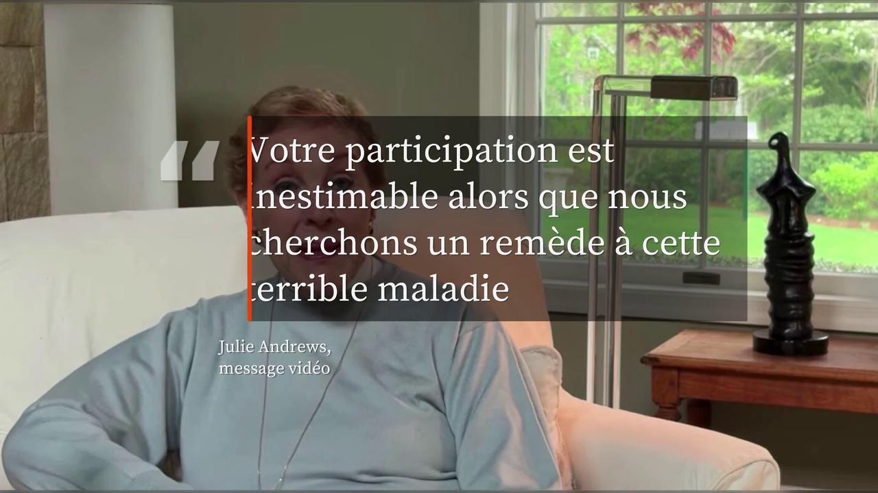 Video thumbnail for Julie Andrews sort de sa retraite pour la bonne cause.