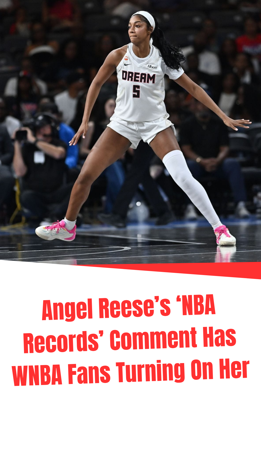 Video thumbnail for Angel Reese’s ‘NBA Records’ Comment Has WNBA Fans Turning On Her