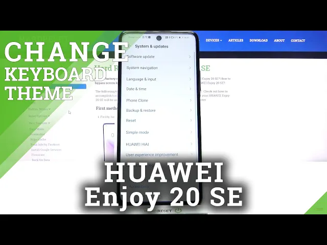 Video thumbnail for How to Custom Keyboard Theme on HUAWEI Enjoy 20 SE – Change Keyboard Theme