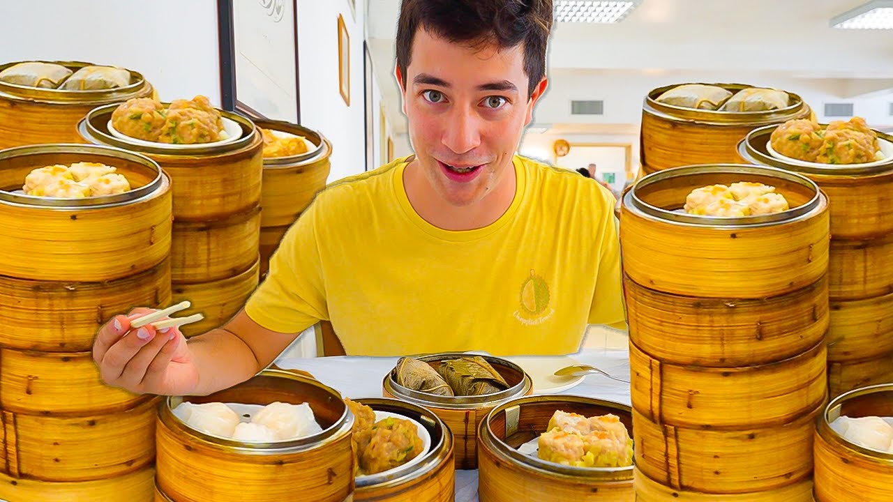 Video thumbnail for 15 Chinese STREET FOODS in Hong Kong & Macau!! JUICY Buns, CANTONESE Seafood + DIM SUM