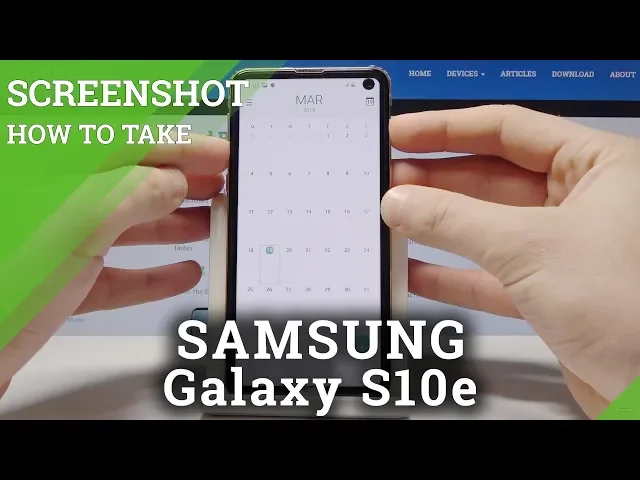 Video thumbnail for How to Take Screenshot on SAMSUNG Galaxy S10e - Screen Capture Method