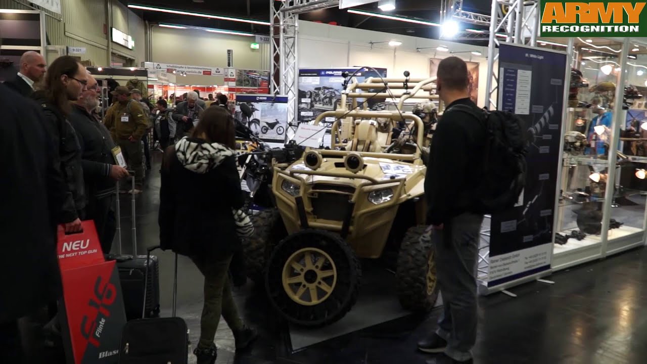 'Video thumbnail for IWA 2016 hunting security and military equipment weapons small arms Nuremberg Germany trade fair'