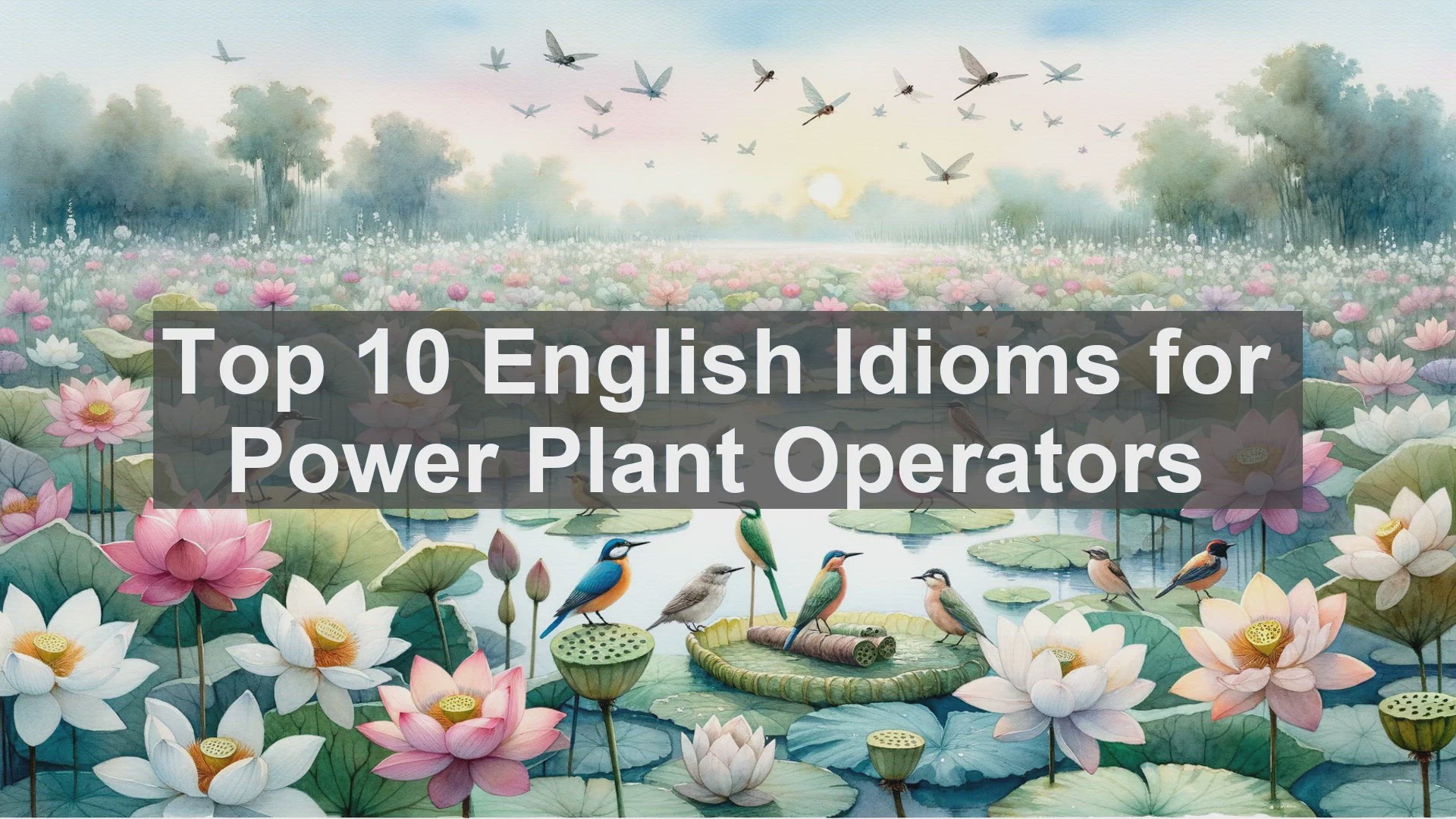 'Video thumbnail for Top 10 English Idioms for Power Plant Operators'