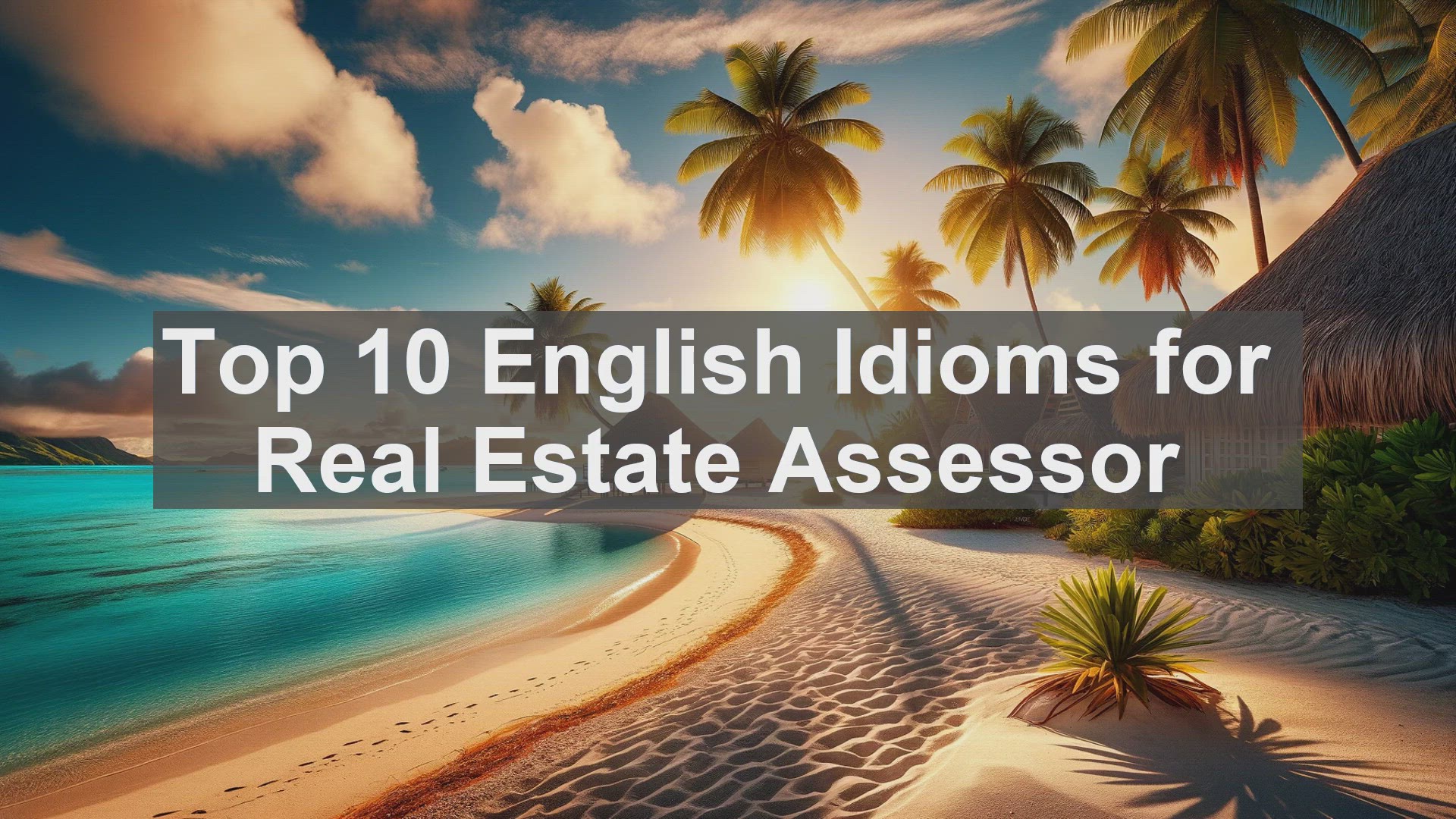 'Video thumbnail for Top 10 English Idioms for Real Estate Assessor'