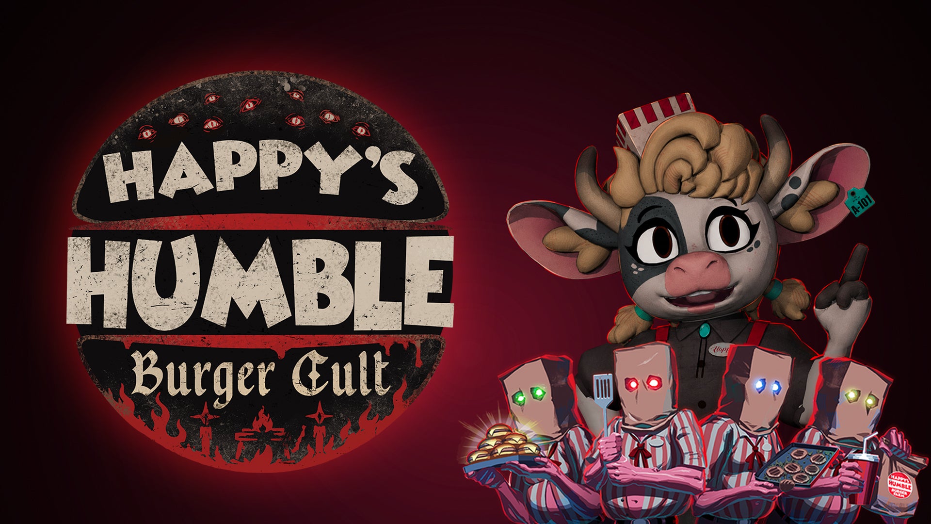 Video thumbnail for Happy's Humble Burger Cult - Official Trial By Fryer Update Trailer | TinyBuild Connect 2026