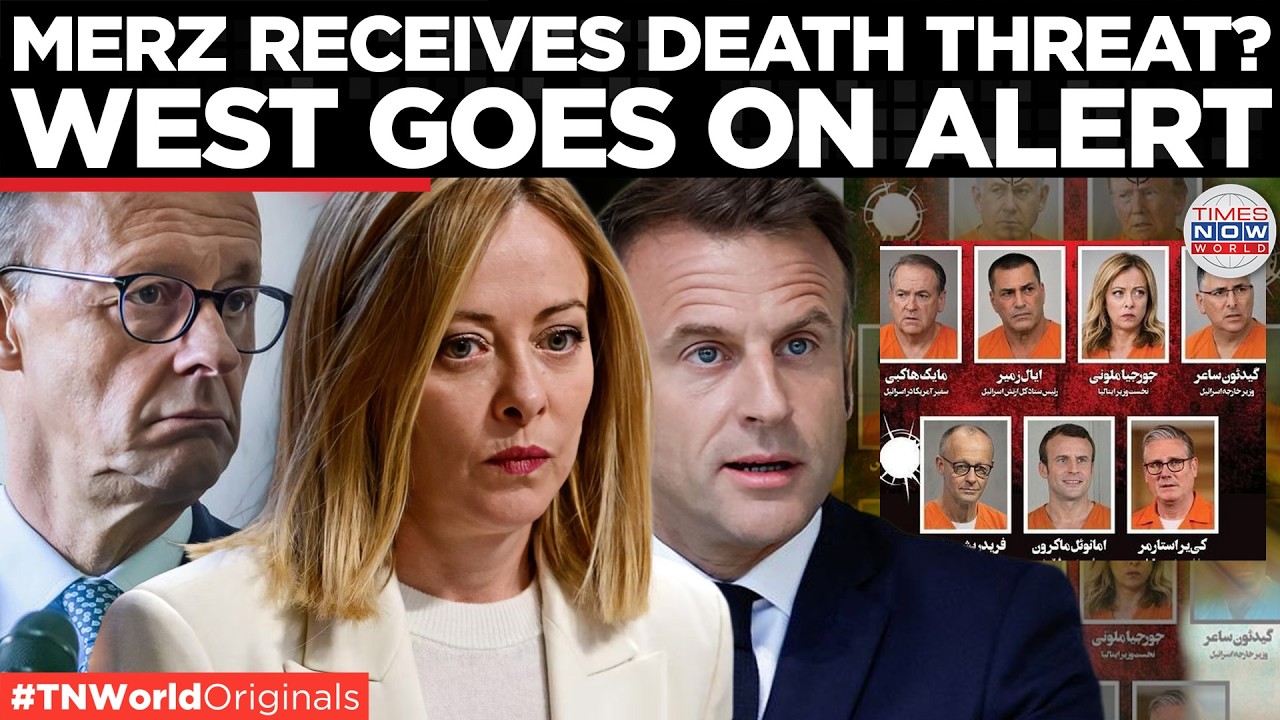 Video thumbnail for IRAN'S 'HIT LIST': Germany On Alert After Iran Names Merz, Trump On Revenge List | Times Now World