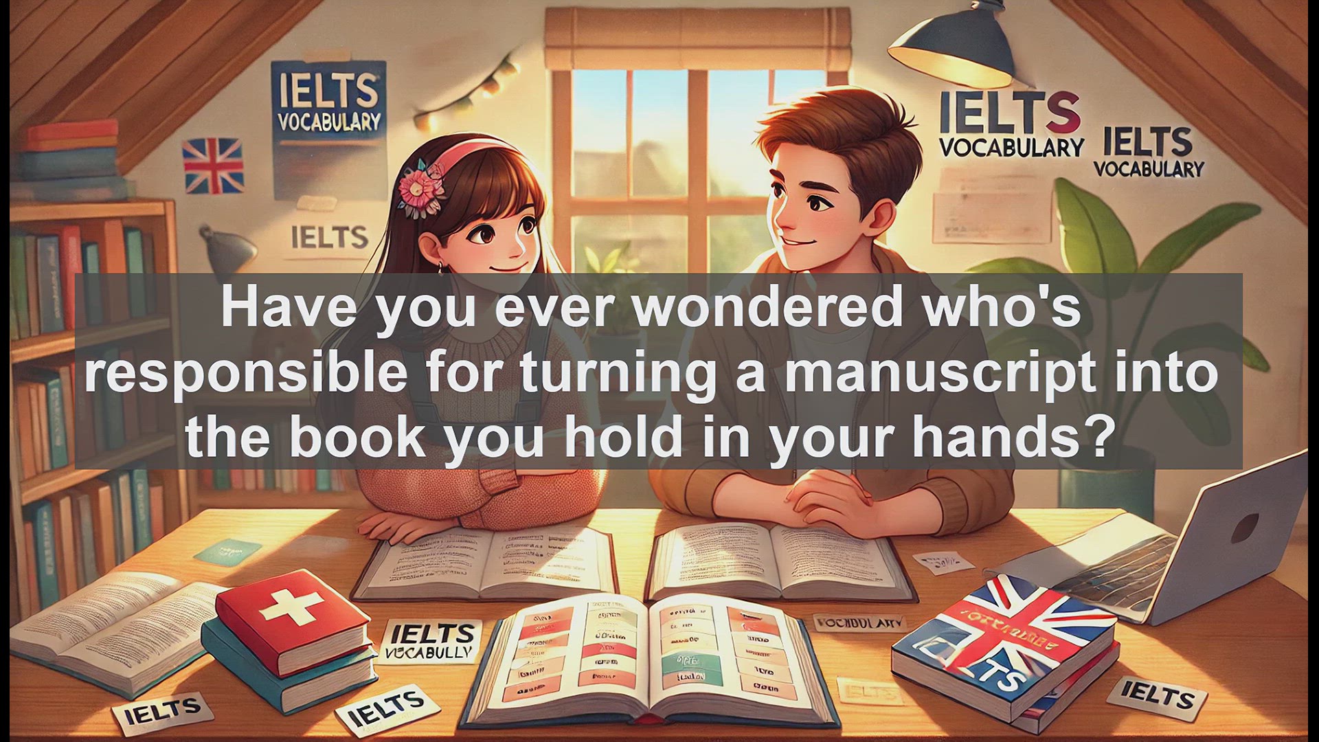 'Video thumbnail for 2500 Must Know IELTS 6.5 Vocabulary - What Does a Publisher Do? Understanding the Role in Book Production'