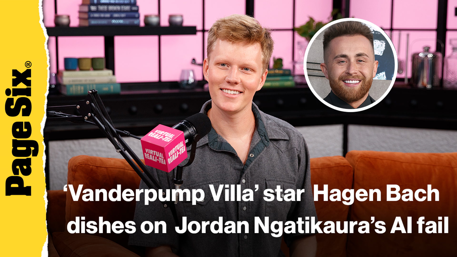 Video thumbnail for 'Vanderpump Villa' star Hagen Bach reacts to 'delusional' Jordan Ngatikaura's AI Photoshop fail