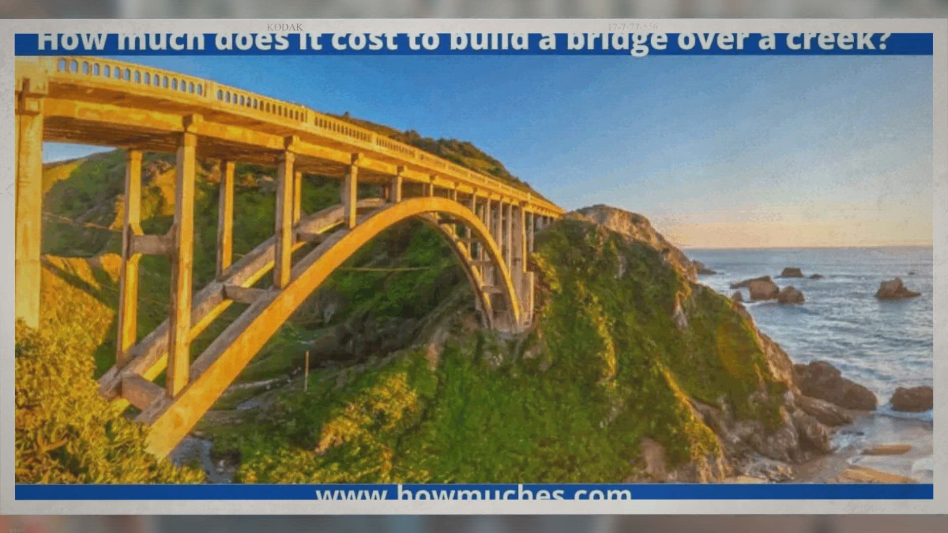 Video thumbnail for How Much Does It Cost To Build A Bridge Over A Creek?