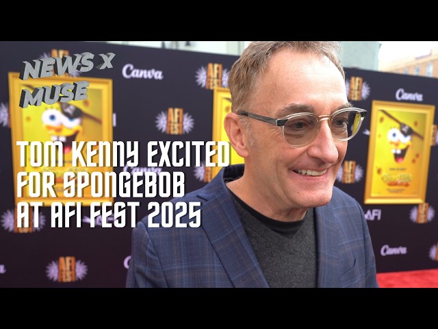 Video thumbnail for Tom Kenny Excited For Spongebob at AFI Fest 2025