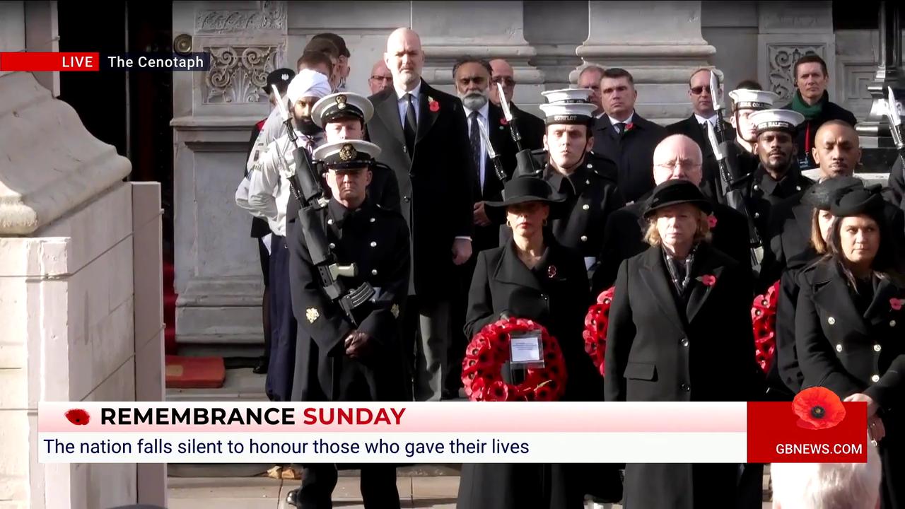 'Video thumbnail for WATCH: Sir Keir Starmer lays a wreath at the Cenotaph during Service of Remembrance'