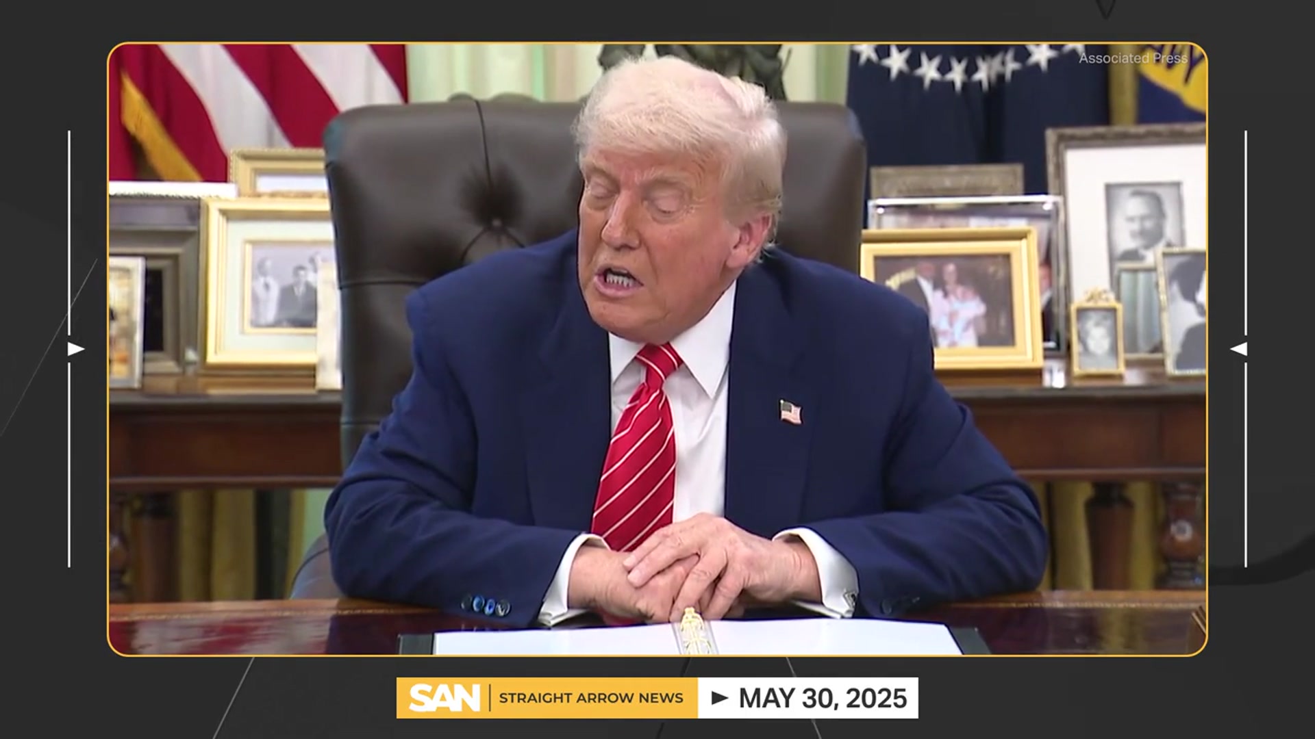 'Video thumbnail for Trump 'seriously considering' a pardon for Diddy: Report'