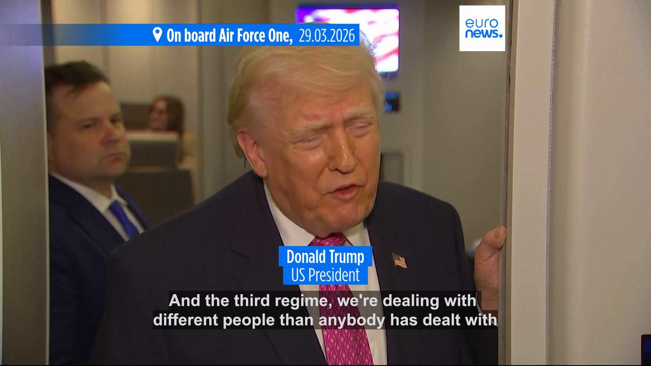 Video thumbnail for Trump says deal could be reached 'soon' as Iran warns against US ground invasion