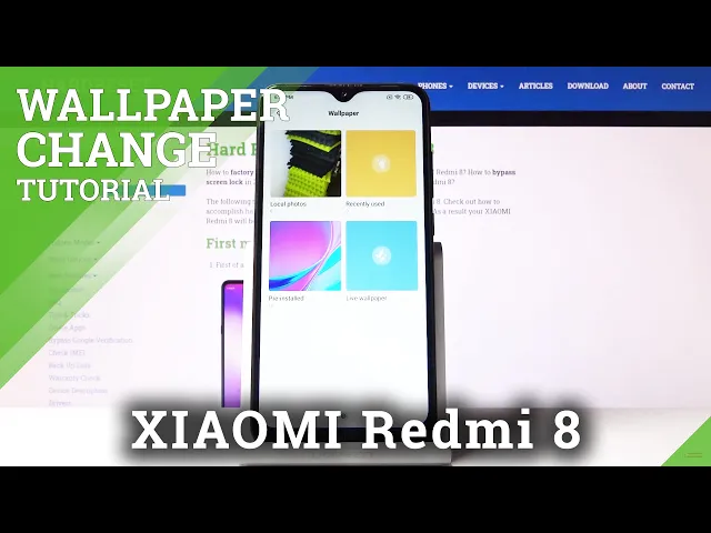 Video thumbnail for How to Change Wallpaper in XIAOMI Redmi 8 – Wallpaper Update