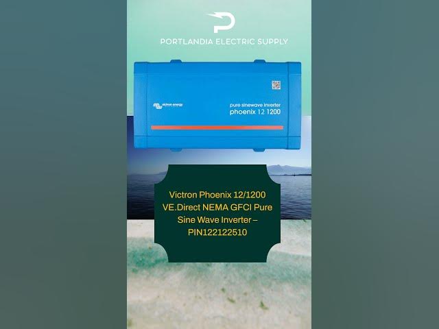 Video thumbnail for Victron Phoenix 12/1200 VE.Direct NEMA GFCI Pure Sine Wave Inverter β PIN122122510