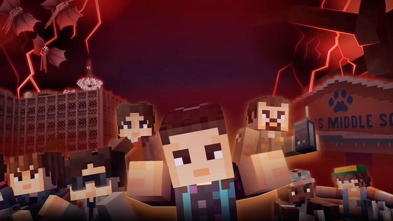Video thumbnail for Minecraft x Stranger Things - Official DLC Launch Trailer