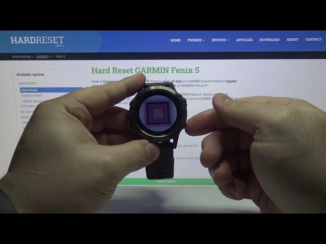 Video thumbnail for How to Enter Service Menu in GARMIN Fenix 5 Performer – Model Info / Software Info