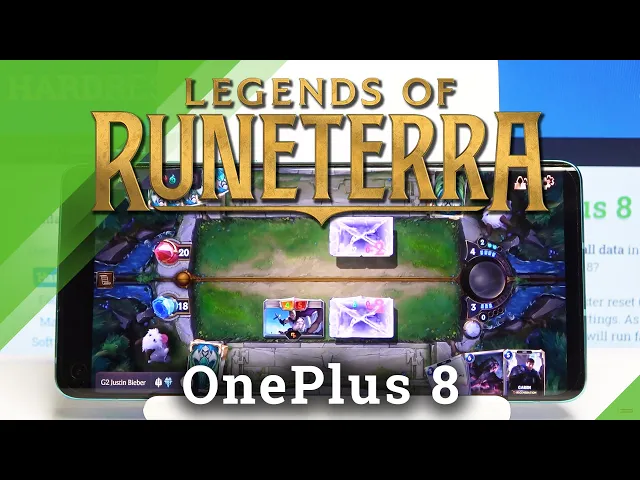Video thumbnail for Legends of Runeterra Gameplay on OnePlus 8 – Performance Checkup