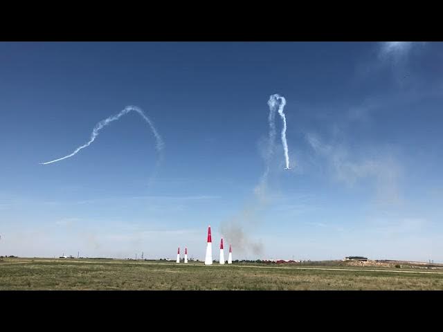 Video thumbnail for Red Bull Air Race (RBAR) Parallel Track Testing, Ocaña 2019