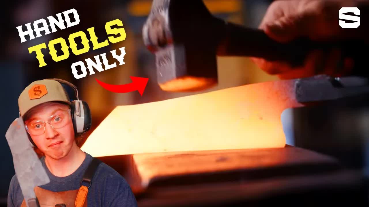 Video thumbnail for Will Stelter: making a kitchen knife with only hand tools