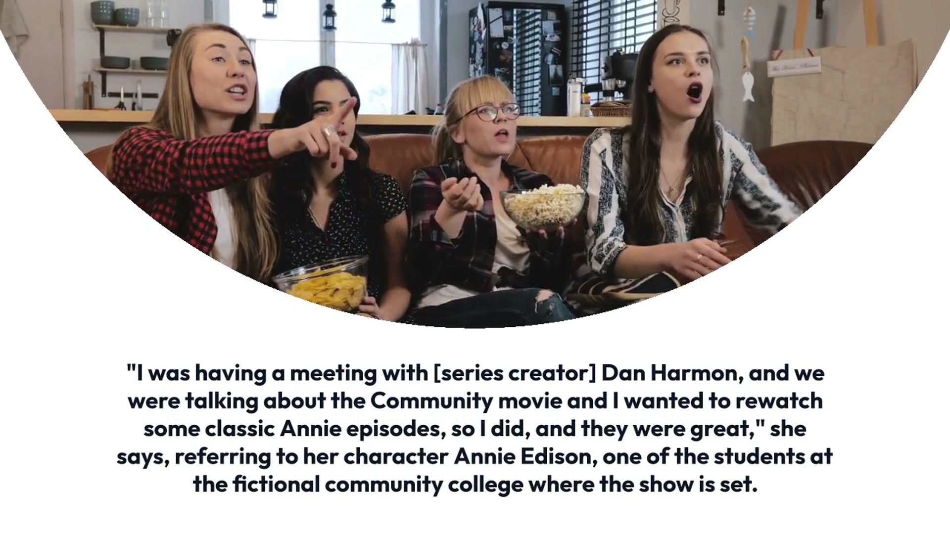 Video thumbnail for Alison Brie Revisits Community