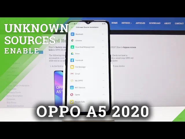 Video thumbnail for How to Install Apps from Unknown Sources in OPPO A5 2020