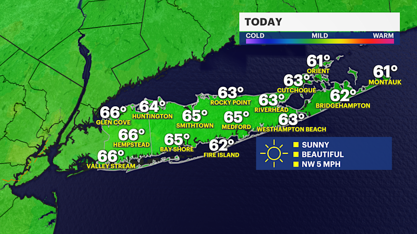 Video thumbnail for Frost and chilly start ahead of a beautiful Sunday on Long Island