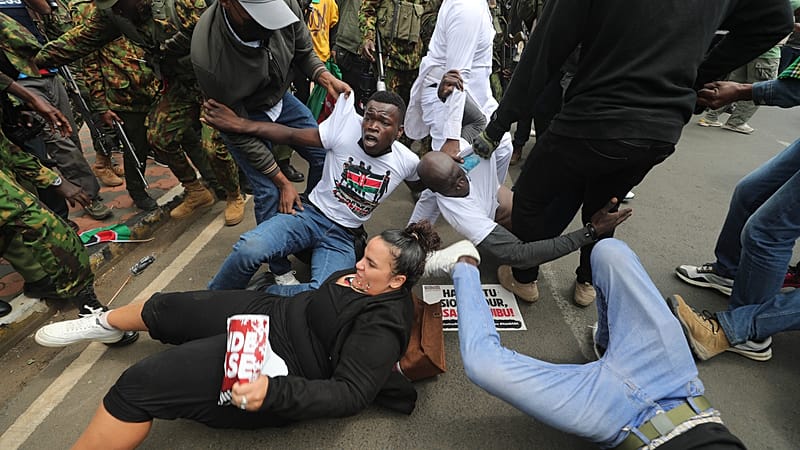 Video thumbnail for Kenya crushes Saba Saba march in latest crackdown on dissent
