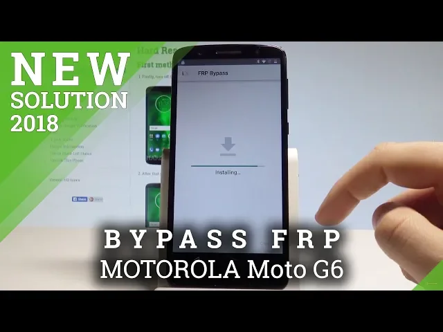 Video thumbnail for How to Bypass Google Account on MOTOROLA Moto G6 - Unlock FRP / Skip Google Verification