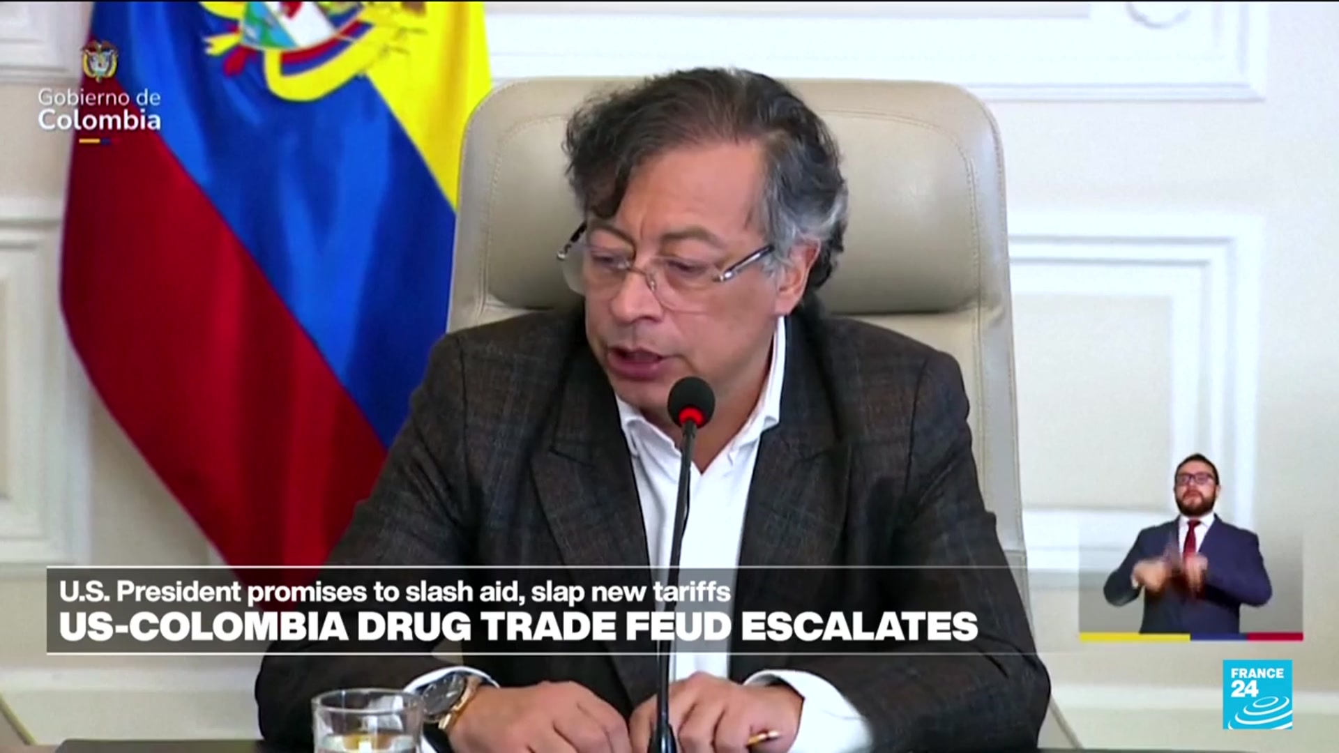 'Video thumbnail for US-Colombia drug trade feud escalates'