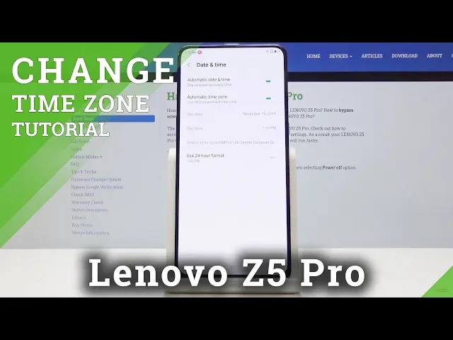 Video thumbnail for How to Configure Date & Time on Lenovo Z5 Pro - Time Settings