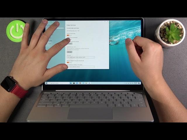 Video thumbnail for How to Change Time on MICROSOFT Surface Go - Set Time Zone | Change Time Manually