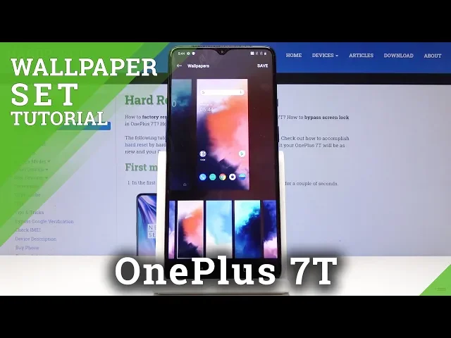 Video thumbnail for How to Change Wallpaper in OnePlus 7T - Home Screen & Lock Screen Update
