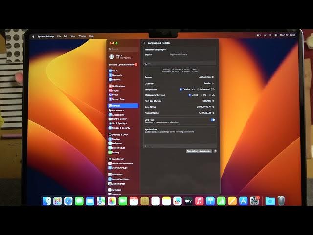 Video thumbnail for How To Change System language In Macbook Air M2 2023