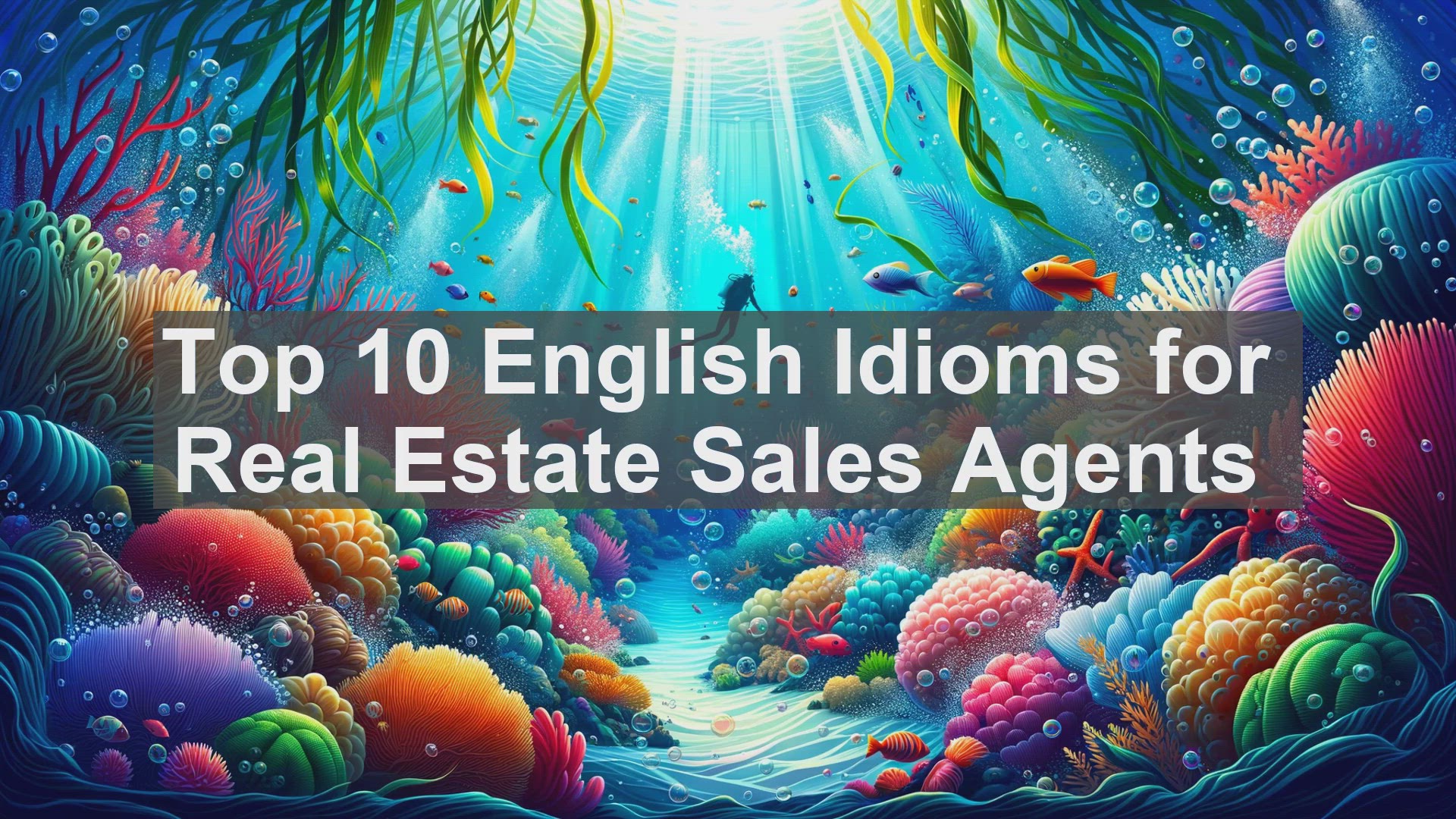 'Video thumbnail for Top 10 English Idioms for Real Estate Sales Agents'