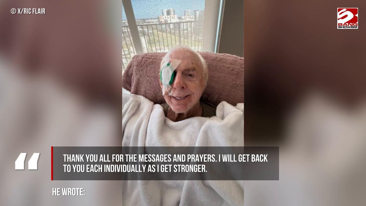 Video thumbnail for WWE legend Ric Flair provides health update after hospitalisation over brutal fall