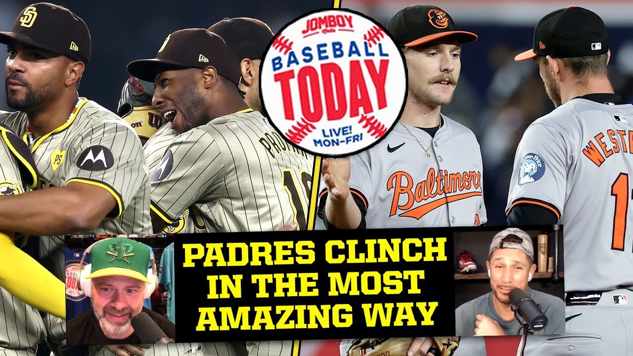 Video thumbnail for Padres clinch playoff berth in the most amazing way | Baseball Today