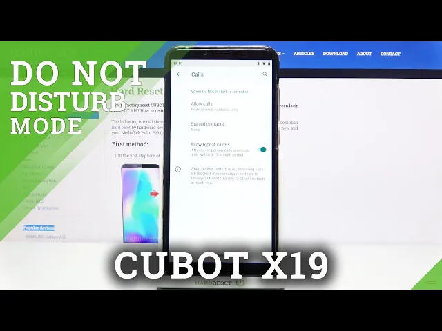 Video thumbnail for How to Mute CUBOT X19 – Activate Do Not Disturb Mode