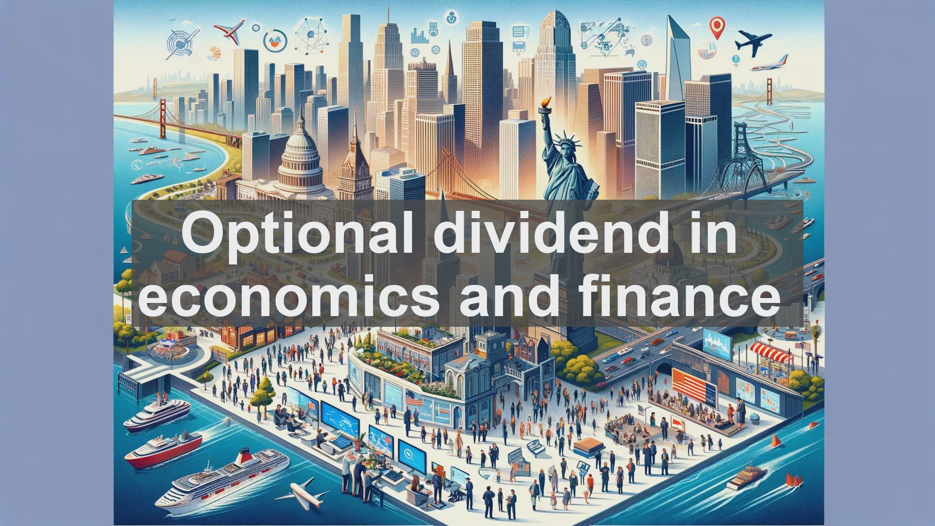 'Video thumbnail for Optional dividend in economics and finance'