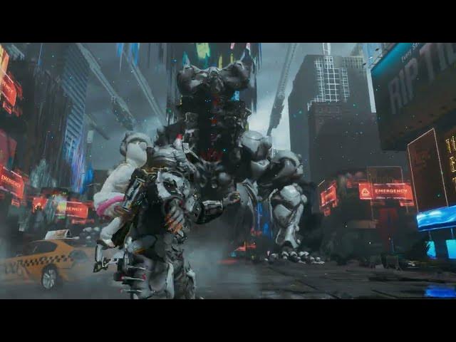 Video thumbnail for Pragmata - 2. Mass Production Array: Comms Tower: IDUS "Greetings!" Summons Hammerhead Cutscene