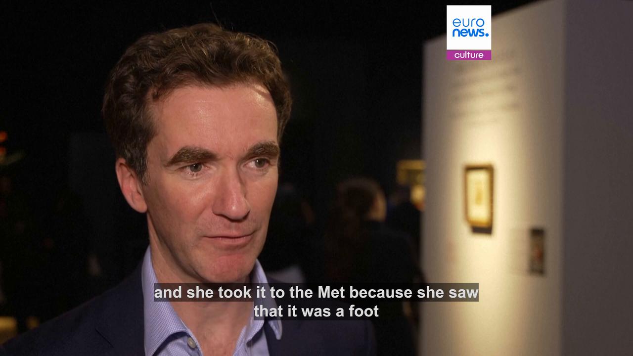 Video thumbnail for Michelangelo's foot goes under the hammer: Very rare sketch for Sistine Chapel to be sold