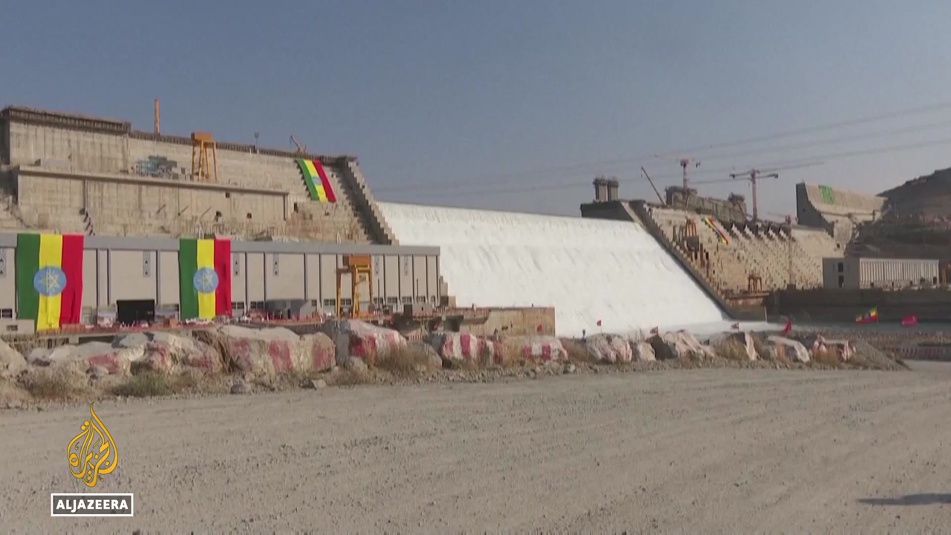 'Video thumbnail for Ethiopia to inaugurate mega dam, fuelling downstream fears over Nile water security'