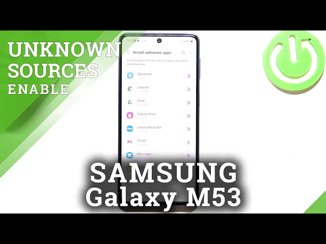 Video thumbnail for How to Allow Unknown Sources on SAMSUNG Galaxy M53 - Install Apps From Unknown Sources