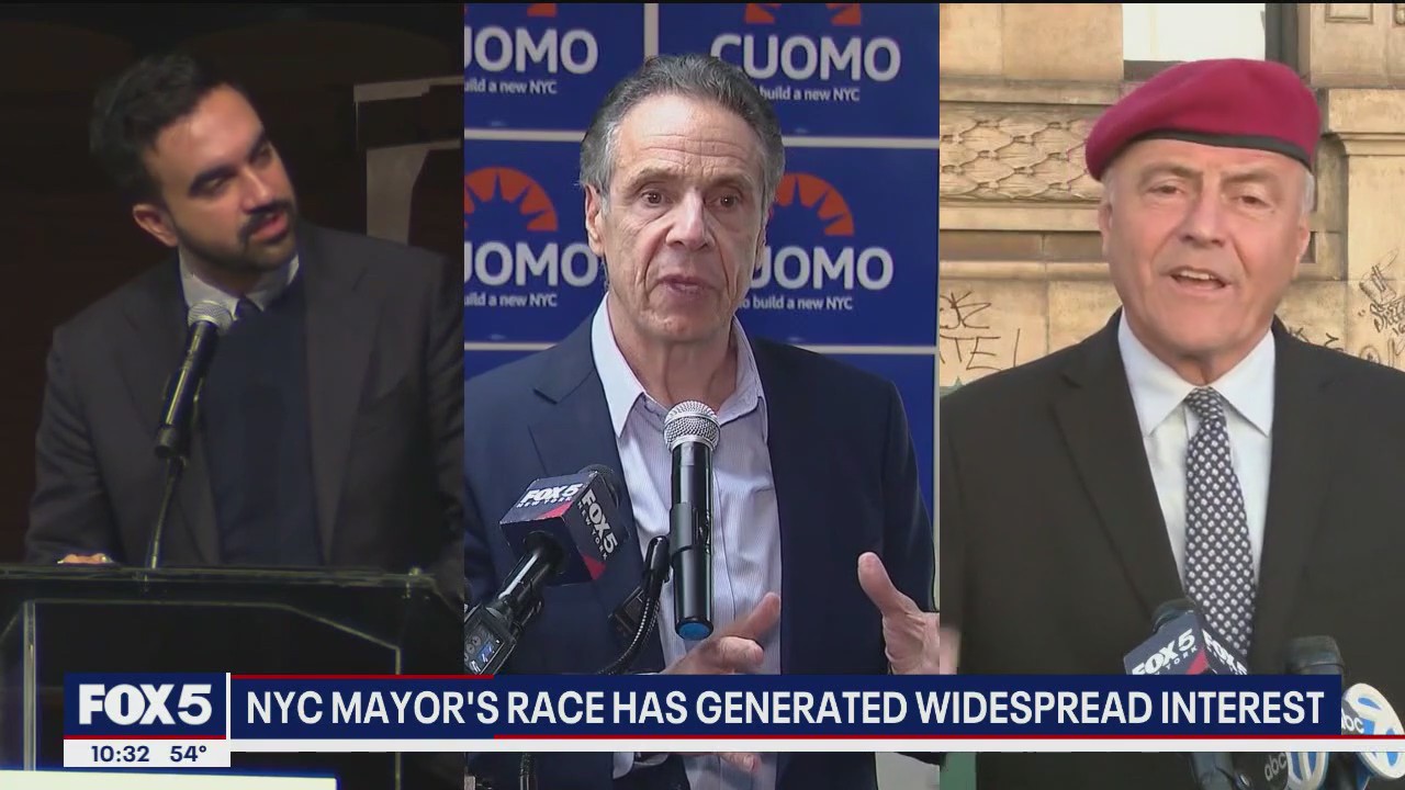 'Video thumbnail for NYC mayoral race generating widespread interest'