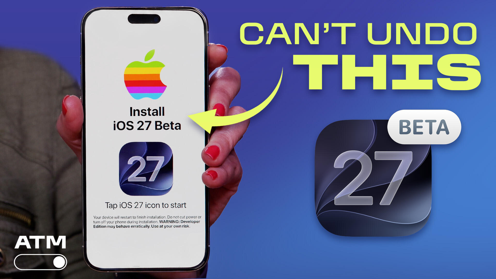 Video thumbnail for The Truth About iOS 27 Beta: Don't Make This Mistake!