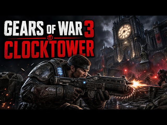 Video thumbnail for GEARS OF WAR 3| WINGMAN CLOCKTOWER!!